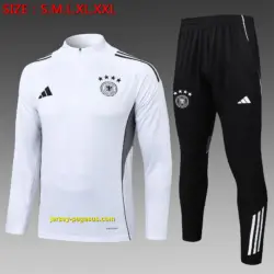 2526 half pull German white (four-star team logo)-Germany
