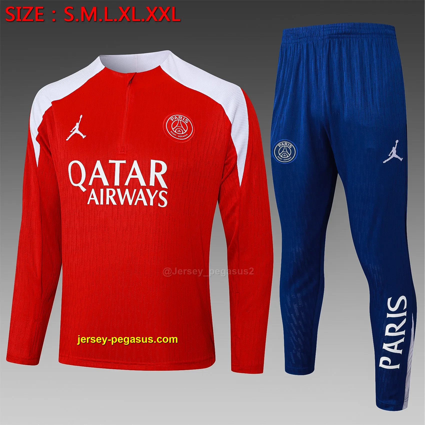 2526 half pull Jordan Paris red player version-Paris 2526 half pull Jordan Paris red player version-Paris