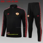 2526 half pull Manchester United black retro version-Manchester United