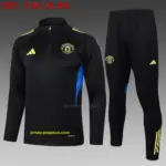 2526 half pull Manchester United black-Manchester United