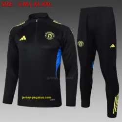 2526 half pull Manchester United black-Manchester United