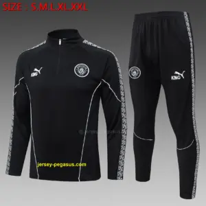 2526 half-Raman City black (ribbon style)-Manchester City