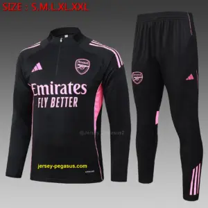 2526 half-pull Arsenal black (pink ad)-Arsenal