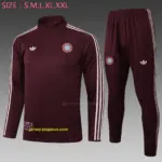 2526 half-pull Bayern deep claret retro version-Bayern Munich