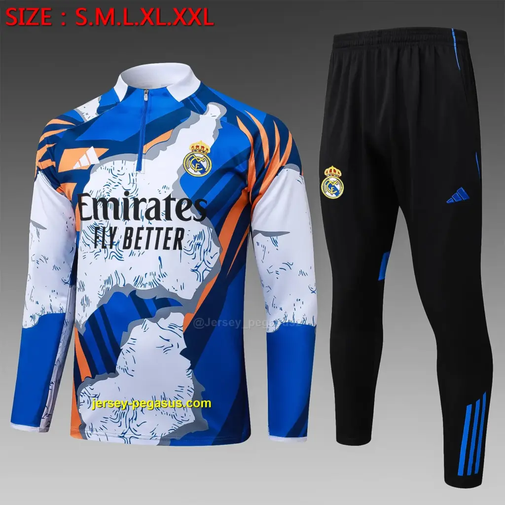 2526 half-pull Real Madrid camouflage inkjet-Real Madrid