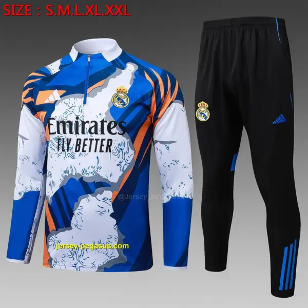 2526 half-pull Real Madrid camouflage inkjet-Real Madrid 2526 half-pull Real Madrid camouflage inkjet-Real Madrid