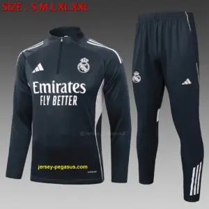 2526 half-pull Real Madrid dark gray (light pink on three sides)-Real Mad