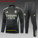2526 half-pull Real Madrid gray green-Real Madrid