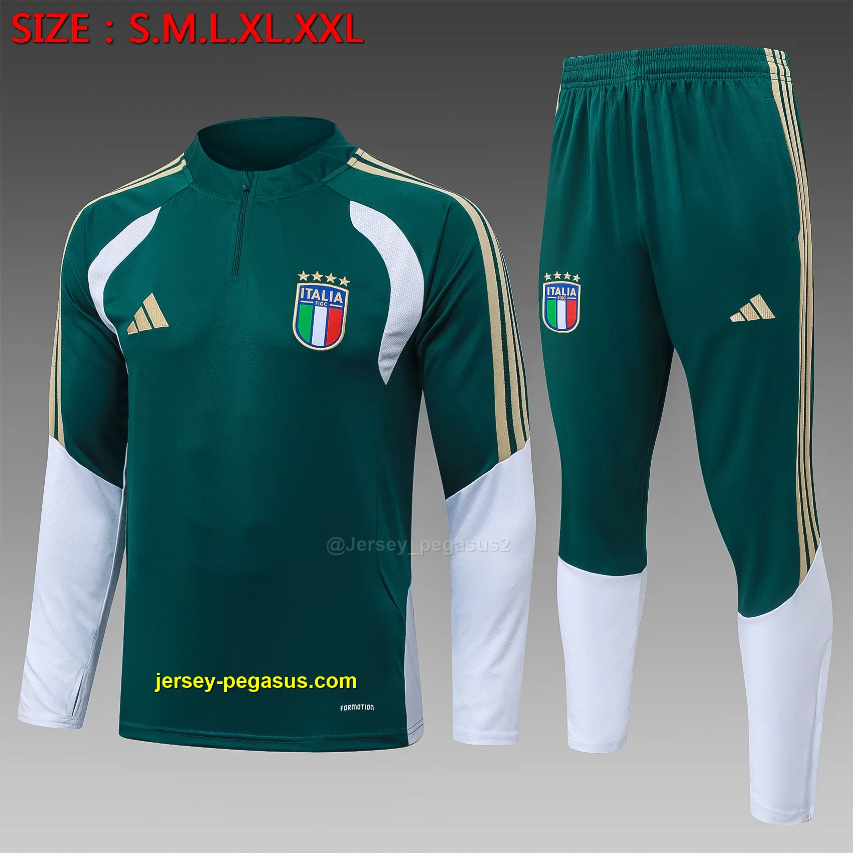 2627 Half Italian Dark Green-Italy 2627 Half Italian Dark Green-Italy