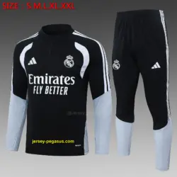 2627 Half Pull Real Madrid Black-Real Madri