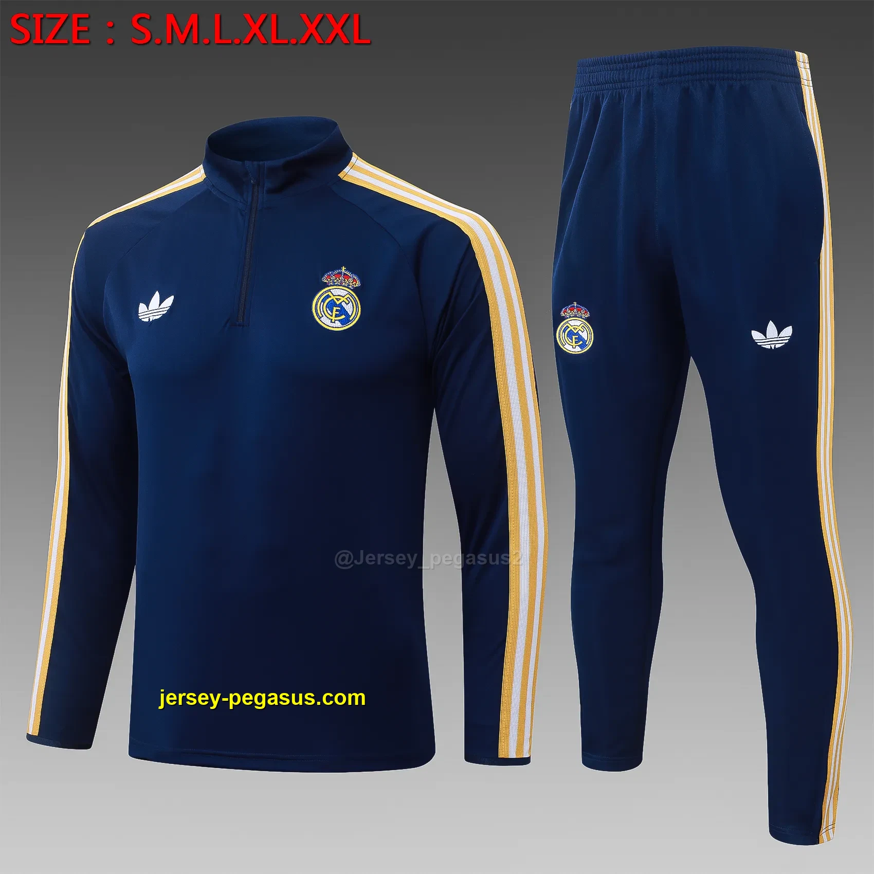 2627 Half Pull Real Madrid Deep Baolan-Real Madri 2627 Half Pull Real Madrid Deep Baolan-Real Madri