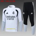 2627 Half Pull Real Madrid White-Real Madri