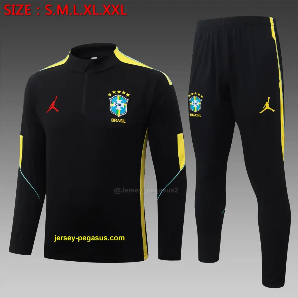 2627 Half-Latin Brazilian Black (yellow color)-Brazil