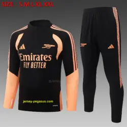 2627 half pull Arsenal black (orange color)-Arsenal