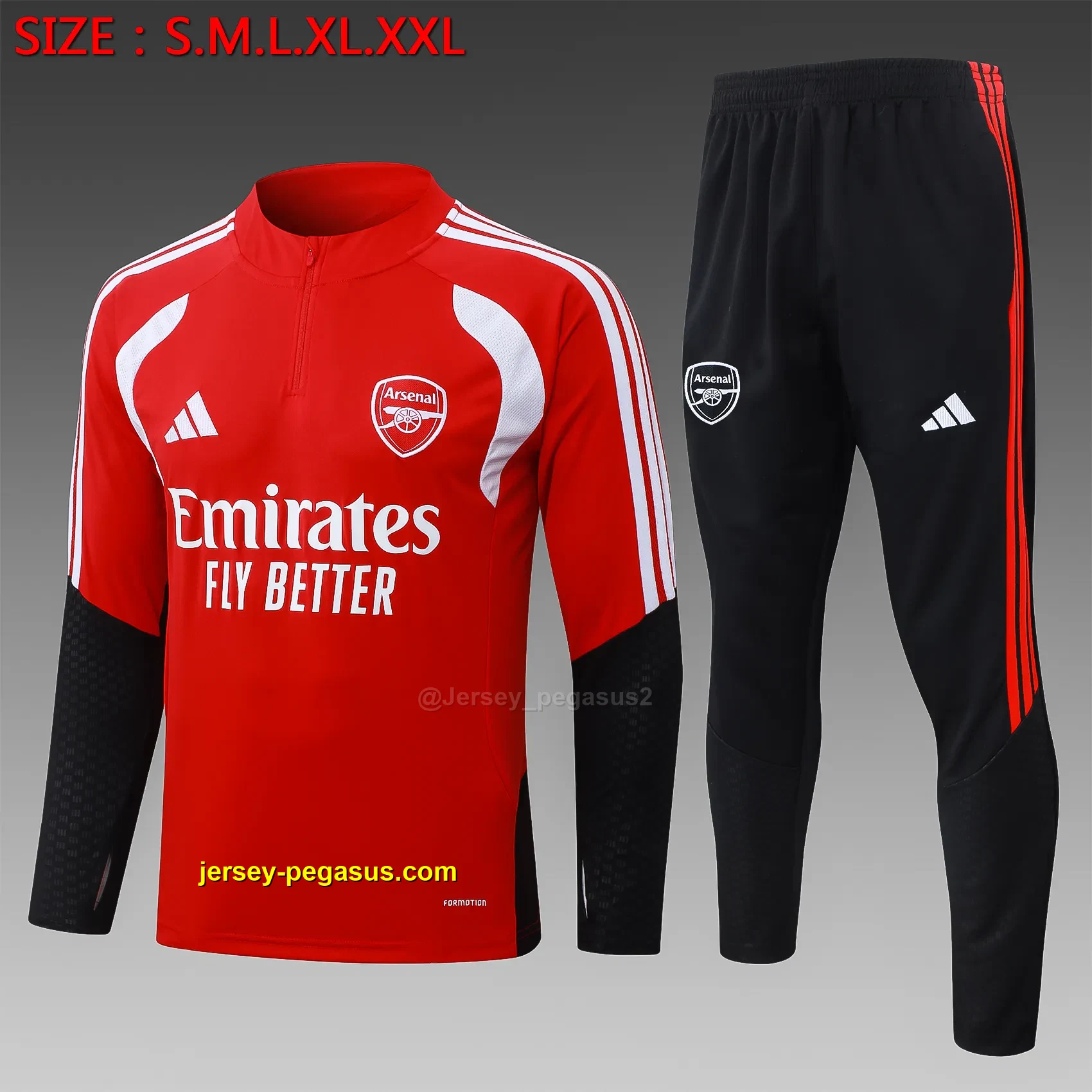 2627 half pull Arsenal red-Arsenal 2627 half pull Arsenal red-Arsenal