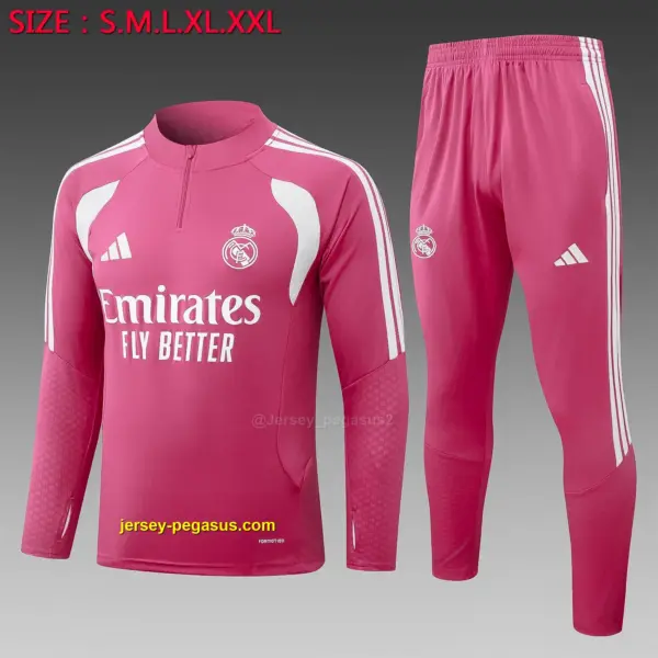 2627 half-pull Real Madrid pink-Real Madri 2627 half-pull Real Madrid pink-Real Madri