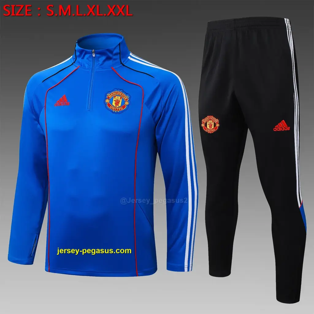 B2554 2526 half pull Manchester United color orchid retro version-Manchester Uni