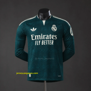 2026-2027 Real Madrid Away Player Version Long Sleeved Jersey