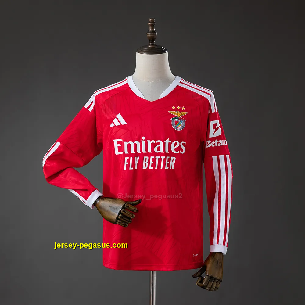 2026-2027 Benfica Home Long Sleeved Jersey 2026-2027 Benfica Home Long Sleeved Jersey