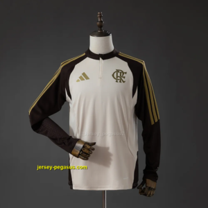 2026-2027 Flamengo Long Sleeved Training uniform Apricot