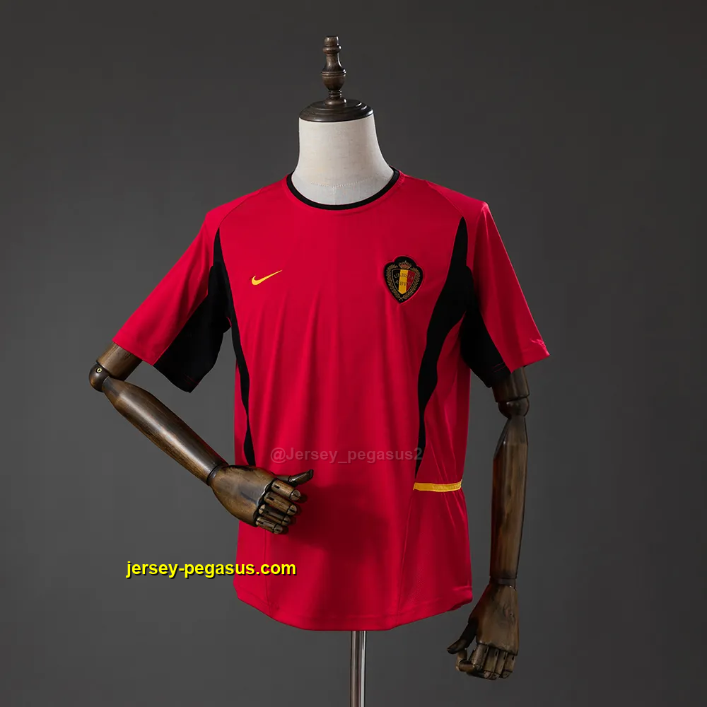 Belgium 2002 Home Retro Jersey Belgium 2002 Home Retro Jersey