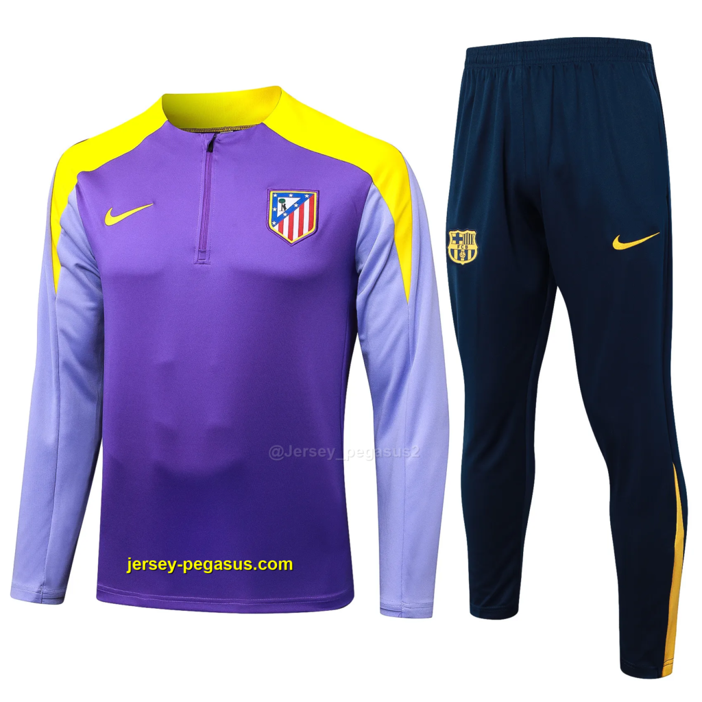 Atletico Madrid Adult Tracksuits - Style 04