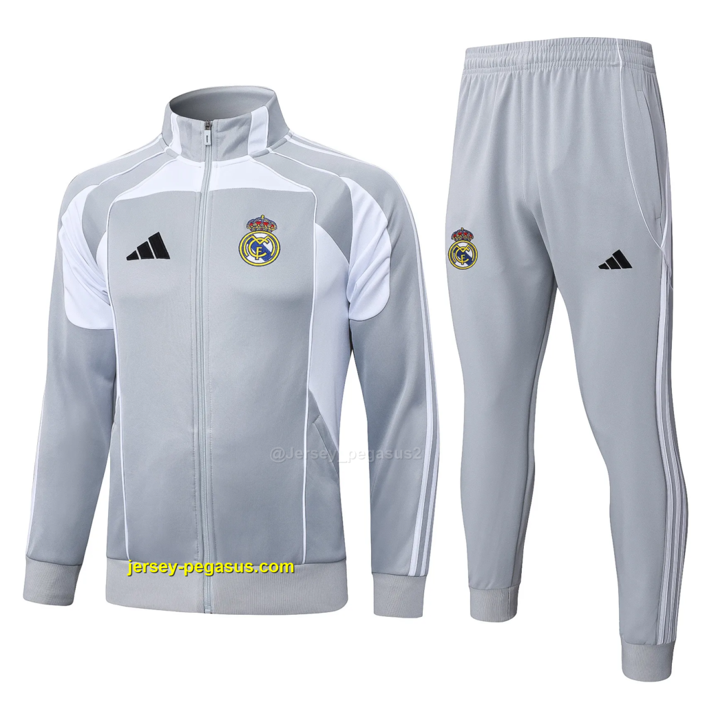 Real Madrid Jacket Training Adult Suit - Style 02
