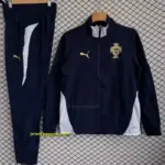 2026 Portugal Navy Full Zipper Windbreaker + Long Pants