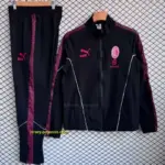 AC Milan BlackPink Full Zipper Windbreaker + Long Pants