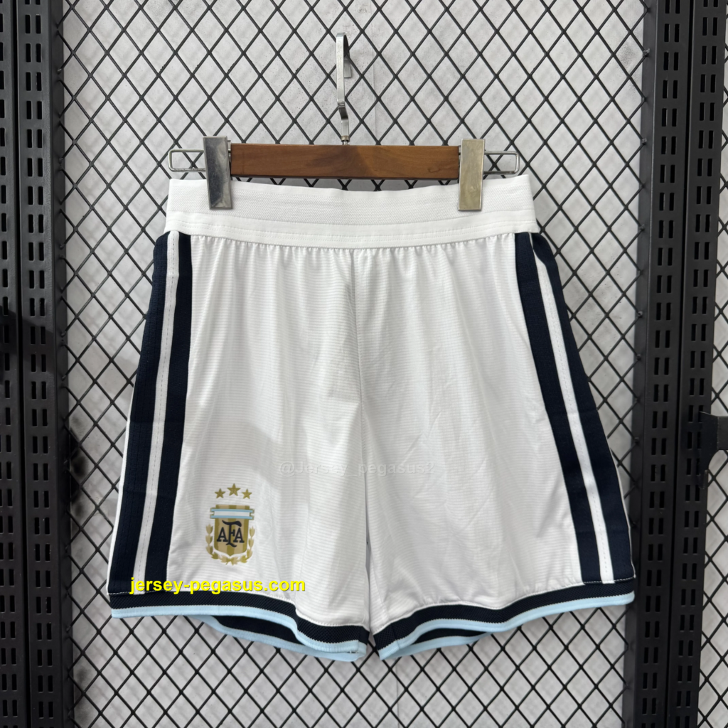 Argentina White Shorts Player