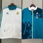1718 Real Madrid retro double-sided silicone windbreaker