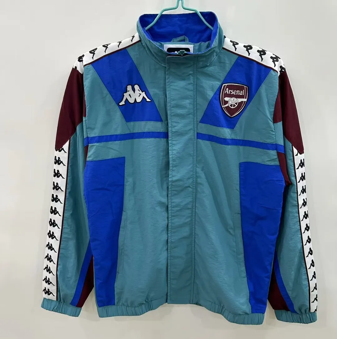 1967 Arsenal blue single-sided embroidered windbreaker 1967 Arsenal blue single-sided embroidered windbreaker