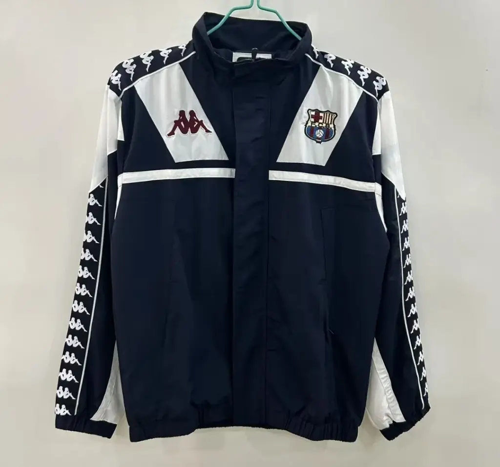 1967 Barcelona black single-sided embroidered windbreaker