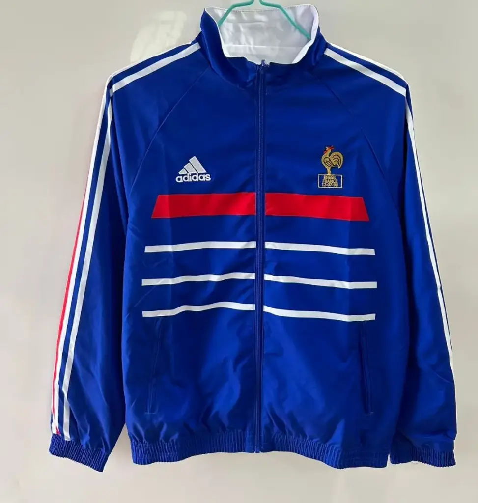 1998 French host and guest double-sided embroidered windbreaker