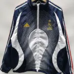2006 French vintage single-sided embroidered windbreaker