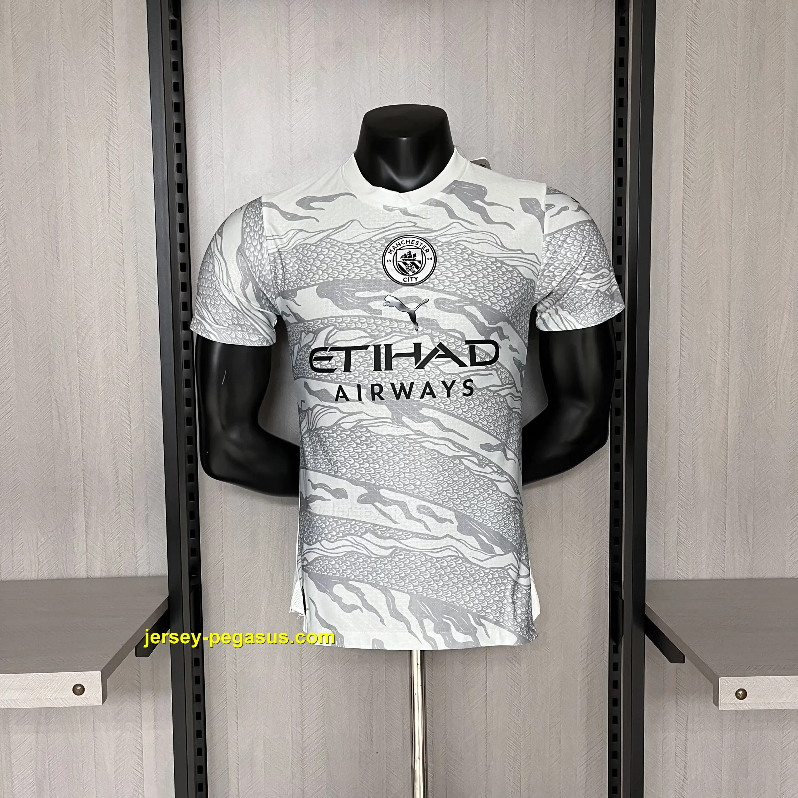 Player Edition 2024-25 Year of the Dragon Special Edition Manchester City Off-Wh Player Edition 2024-25 Year of the Dragon Special Edition Manchester City Off-Wh