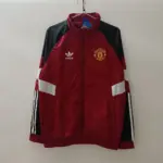 25 new style Manchester United red windbreaker