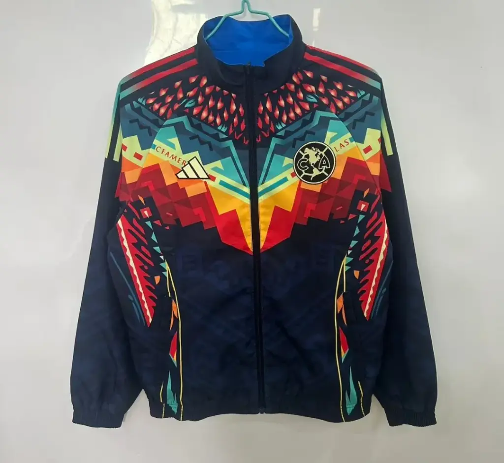 2526 American double-sided embroidered windbreaker
