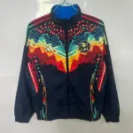 2526 American double-sided embroidered windbreaker