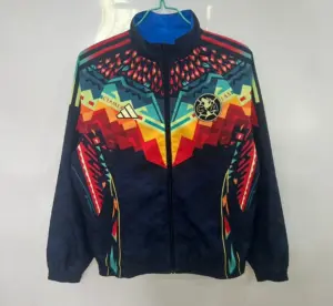 2526 American double-sided embroidered windbreaker