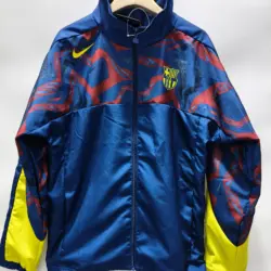 2526 Barcelona camouflage single-sided hot stamping windbreaker