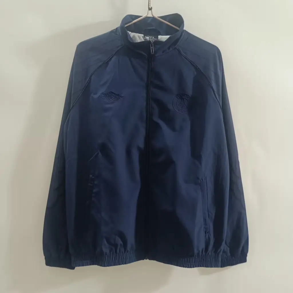 2526 Paris blue embroidered windbreaker 075