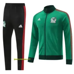 2022 Mexico Green Full Zipper Tracksuit