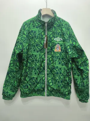 94 Mexican main green double-sided embroidered windbreaker