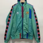 9697 Barcelona light blue double-sided embroidered windbreaker