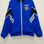9697 Manchester United white double-sided silicone windbreaker