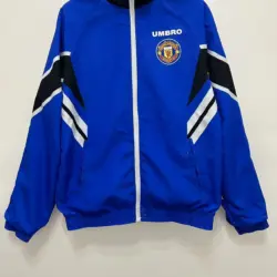 9697 Manchester United white double-sided silicone windbreaker