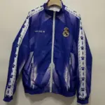 9697 Real Madrid purple and white double-sided embroidered windbreaker
