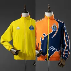 97 Porto yellow double-sided silicone windbreaker