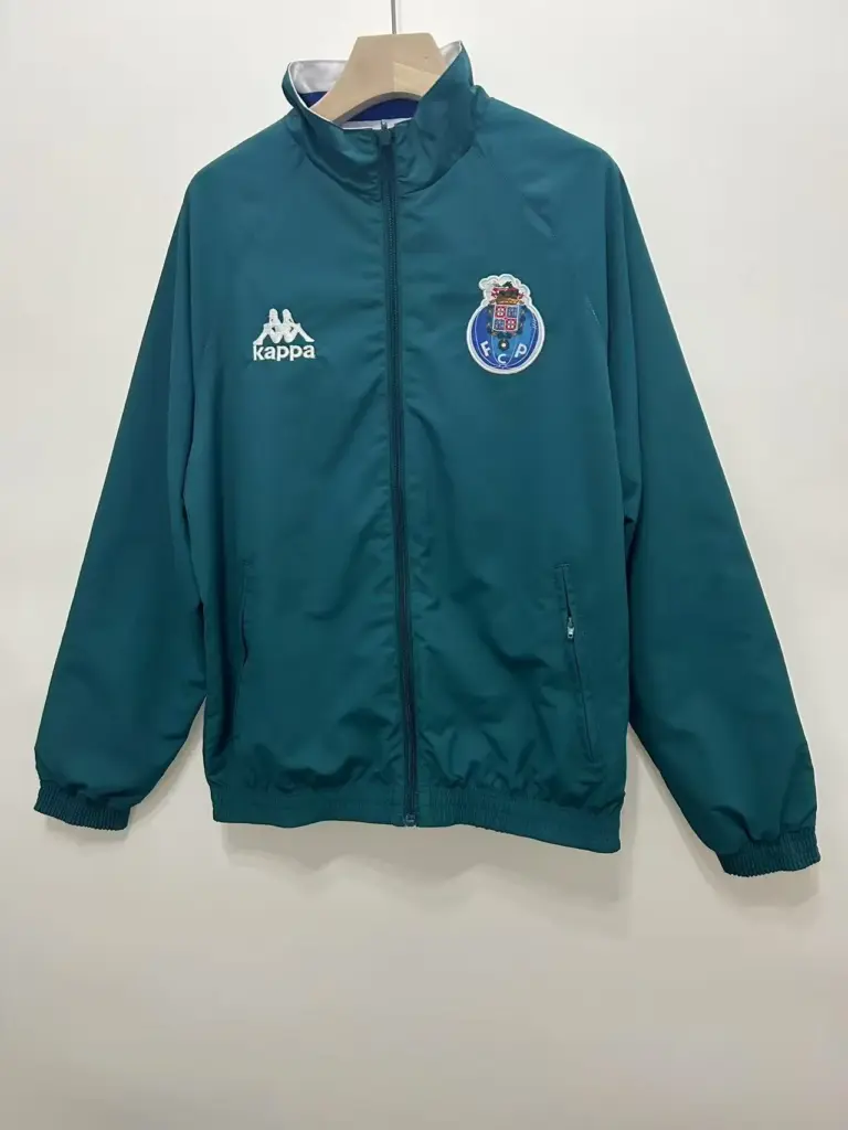 98 Porto vintage double-sided embroidered windbreaker